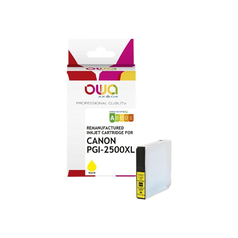 3112539784027-Cartouche remanufacturée Canon PGI-2500XL Y - jaune - Owa-P_405131043_1-0