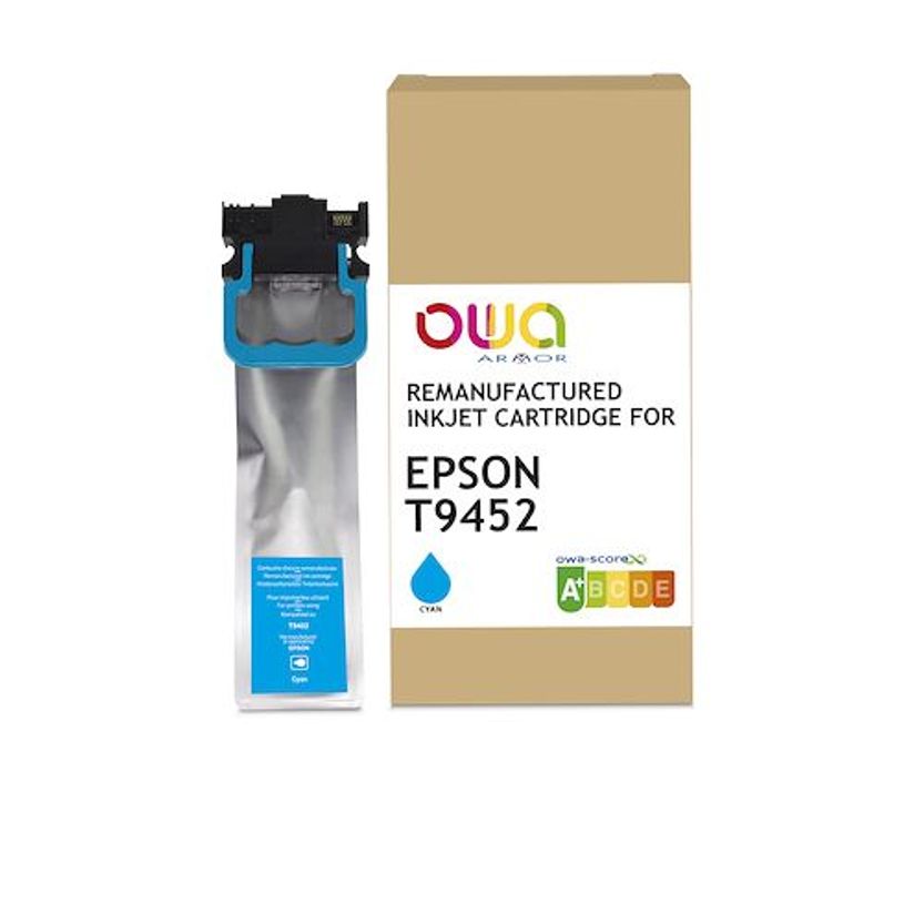3112539839727-Cartouche compatible Epson T9452XL - cyan - Owa-P_405131150_1-0