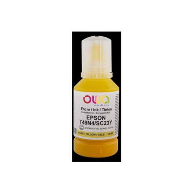 3112539860158-Recharge d'encre compatible Epson T49N4 - jaune  - OWA -P_405131159_1-0