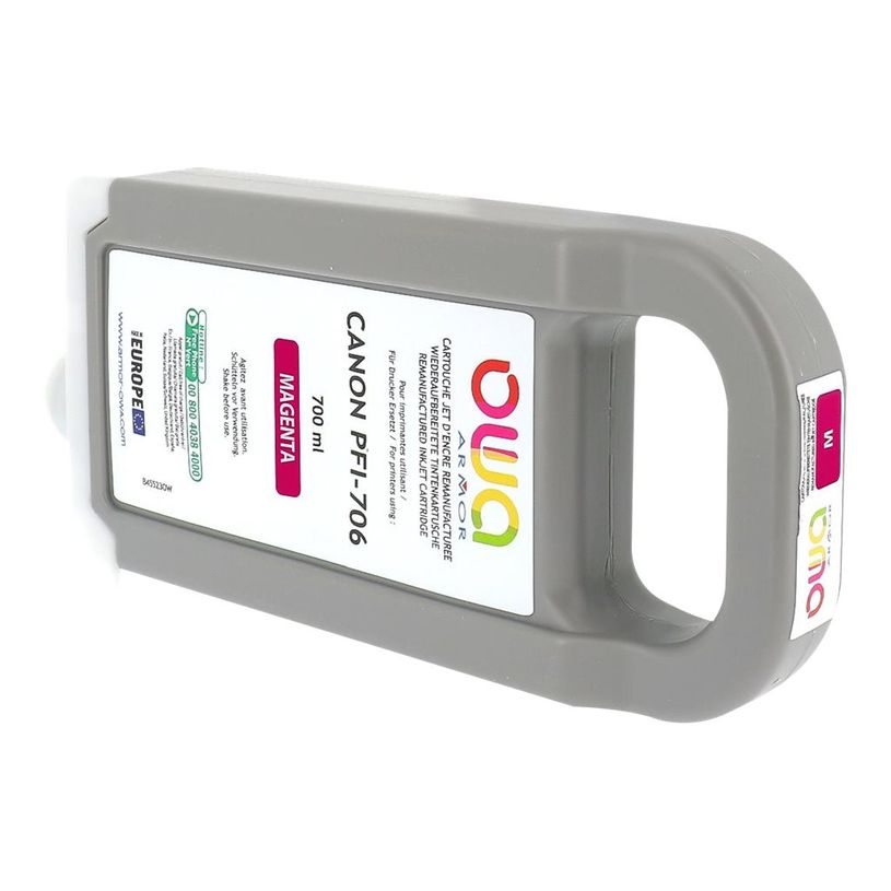 3112539753863-Cartouche remanufacturée Canon PFI-706M - magenta - Owa-P_405131164_1-0