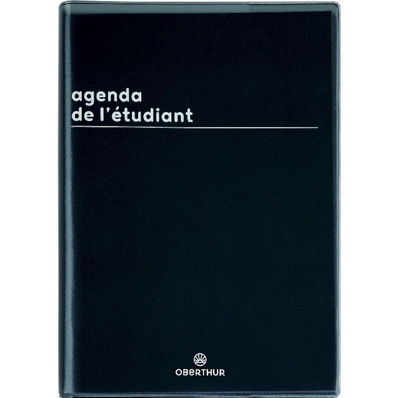 3664447150024-Agenda Boréal - 1 jour par page - 12,5 x 17,5 cm - noir - Oberthur-P_405131961_1-0