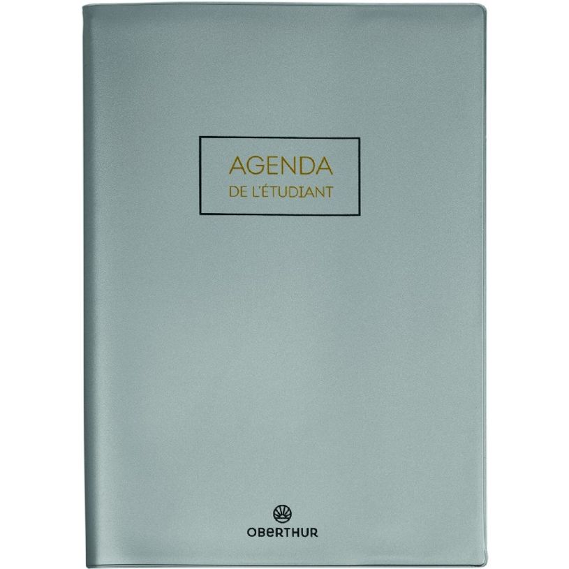 3664447144832-Agenda Cirrus - 1 jour par page - 12,5 x 17,5 cm - gris foncé - Oberthur-P_405131966_1-0