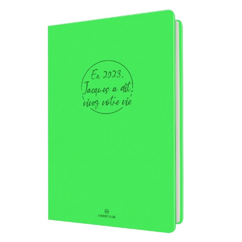 3664447145860-Agenda Camelia 15 - 1 semaine sur 2 pages - 10 x 15 cm - vert - Oberthur-P_405132010_1-0