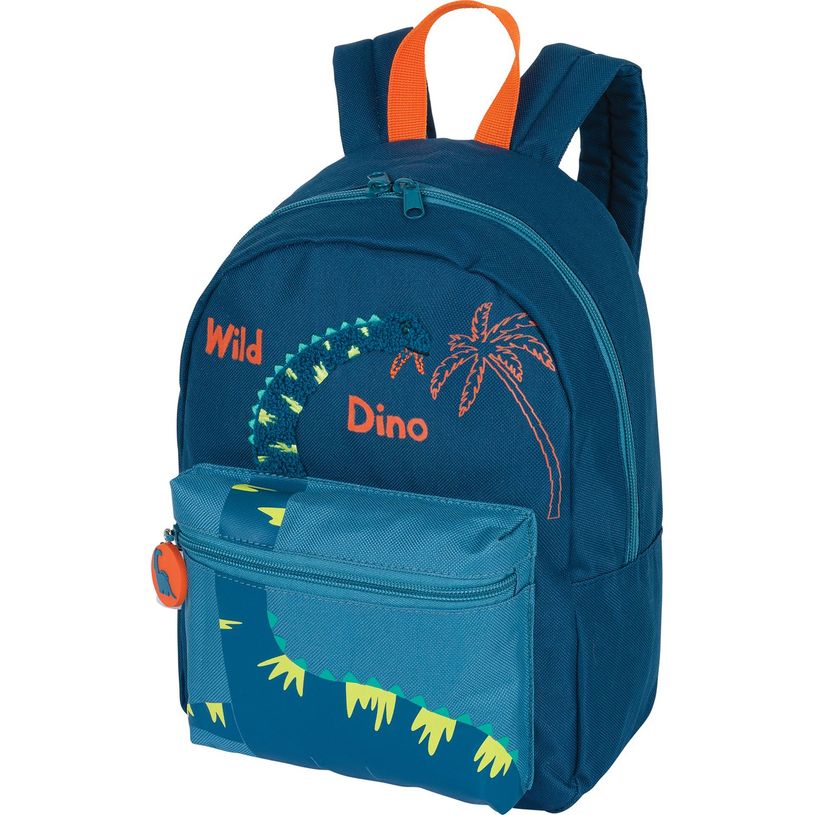 3664447148304-Petit Sac à dos Dino - 1 compartiment - marine et bleu - Oberthur-P_405132282_1-0