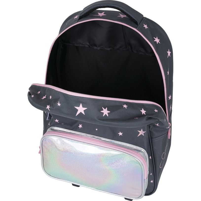 3664447150321-Sac à dos à roulettes Cosmic Girl - 1 compartiment - gris anthracite - Oberthur-P_405132316_6-5