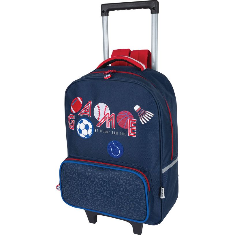 3664447149295-Sac à dos à roulettes OB Sport - 1 compartiment - marine et gris anthracite - Oberthur-P_405132325_1-0