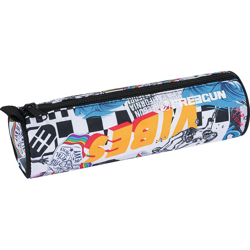 3664447140681-Trousse ronde Freegun - 1 compartiment - disponible dans différentes couleurs - Oberthur-P_405132395_2-1