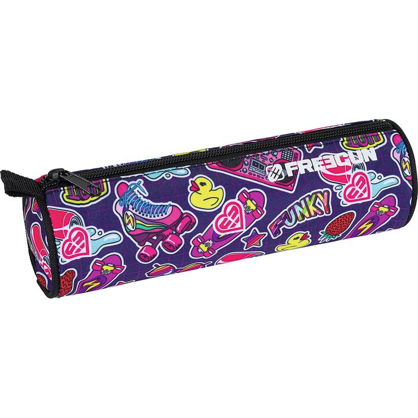 3664447140681-Trousse ronde Freegun - 1 compartiment - disponible dans différentes couleurs - Oberthur-P_405132395_4-3