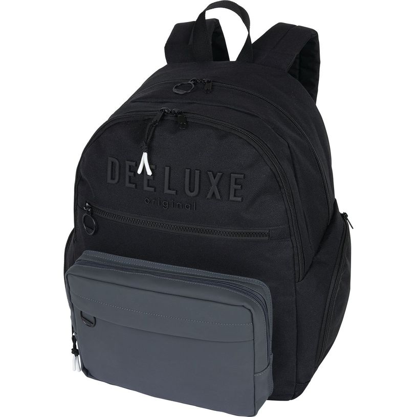 3664447147390-Sac à dos Deeluxe College - 2 compartiments - noir - Oberthur-P_405132418_1-0