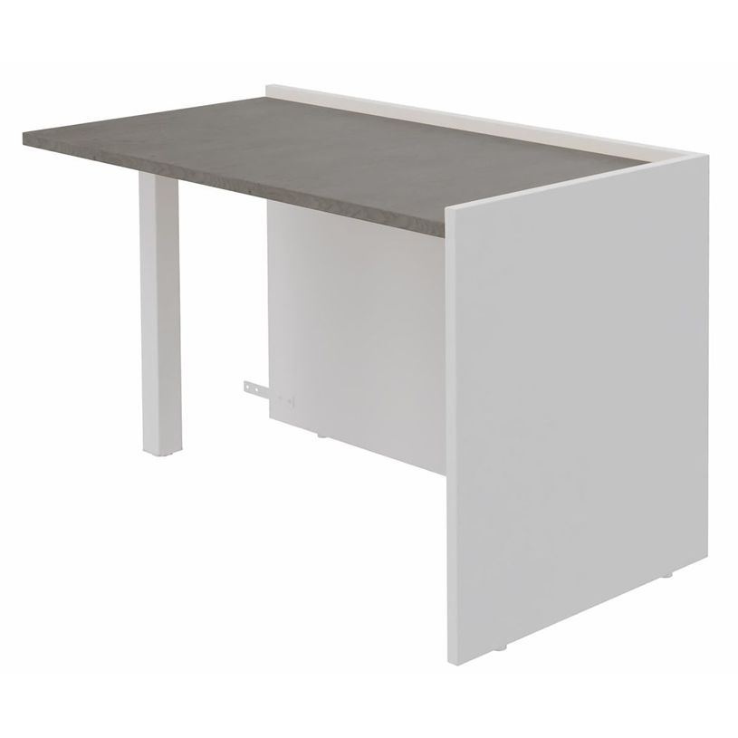 3253310403031-Banque d'accueil Retour direct bas OLA - L82,5 x H75,5 x P62,5 cm - structure blanc perle,-P_405132692_1-0