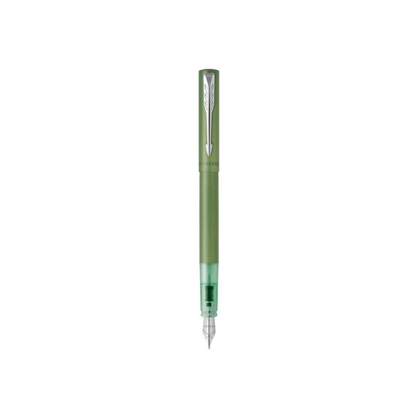 0404051331012-Parker Vector XL - Stylo plume vert - pointe moyenne - bleu-P_405133101_1-0