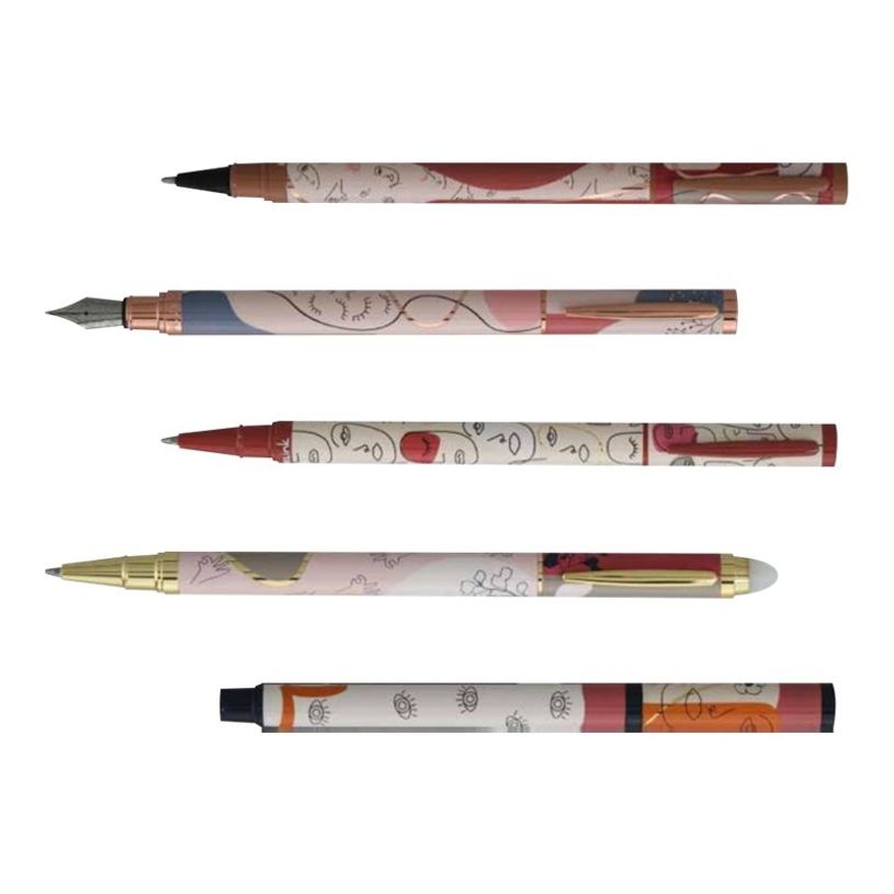 3173740248562-Ink Metal Abstract Faces - Roller gel - différents modèles disponibles-P_405133320_1-0