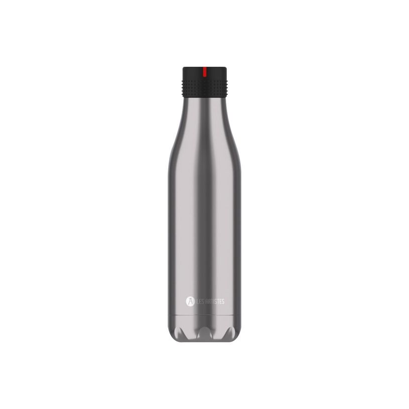 3614300022302-Les Artistes Paris - Gourde Bouteille isotherme 750 ml - argent - acier inoxydable-P_405133496_1-0