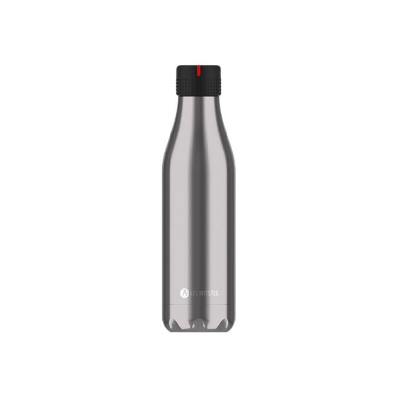 3614300019609-Les Artistes Paris - Gourde Bouteille isotherme 500 ml - argent - acier inoxydable-P_405133497_1-0