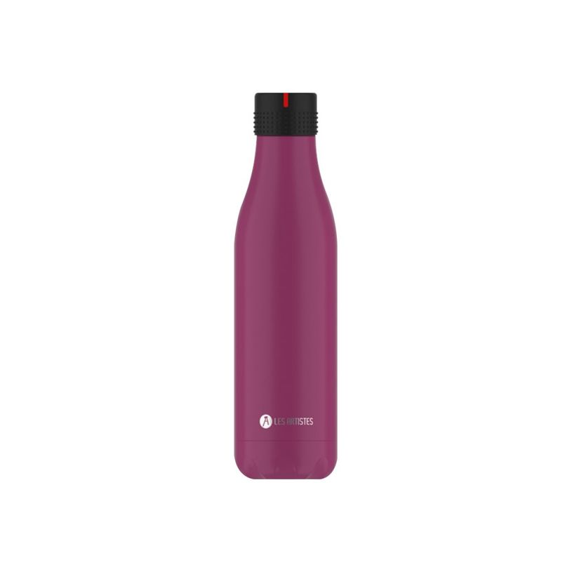 3614300022333-Les Artistes Paris - Gourde Bouteille isotherme 750 ml - violet - acier inoxydable-P_405133517_1-0