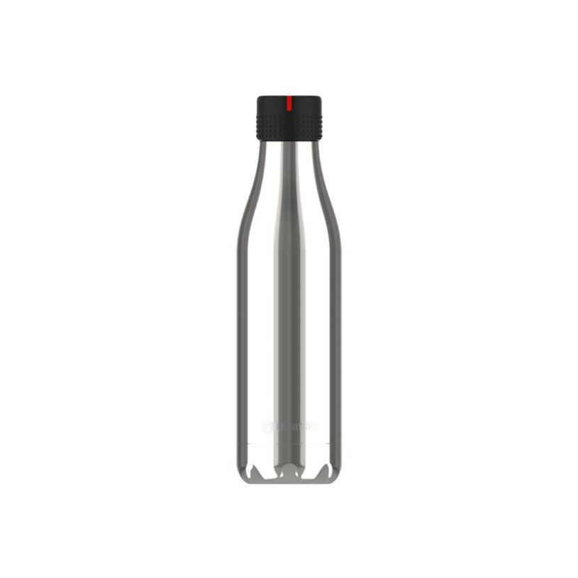 3614300019722-Les Artistes Paris - Gourde Bouteille isotherme 500 ml - argent cristal - acier inoxydable-P_405133540_1-0
