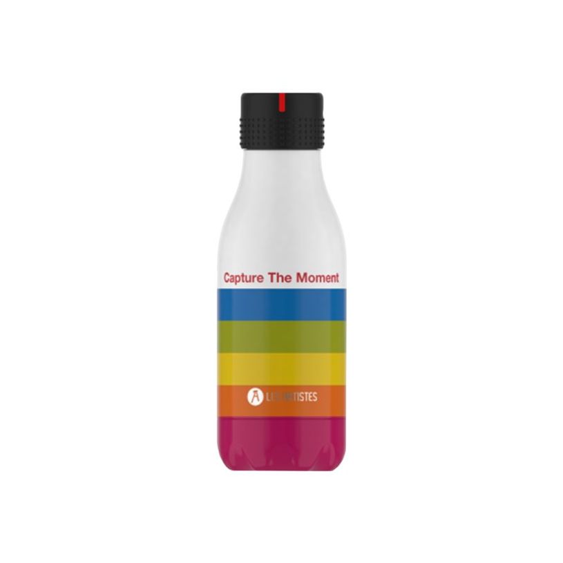 3614300042577-Les Artistes Paris - Gourde Bouteille isotherme 280 ml - Camera - acier inoxydable-P_405133546_1-0