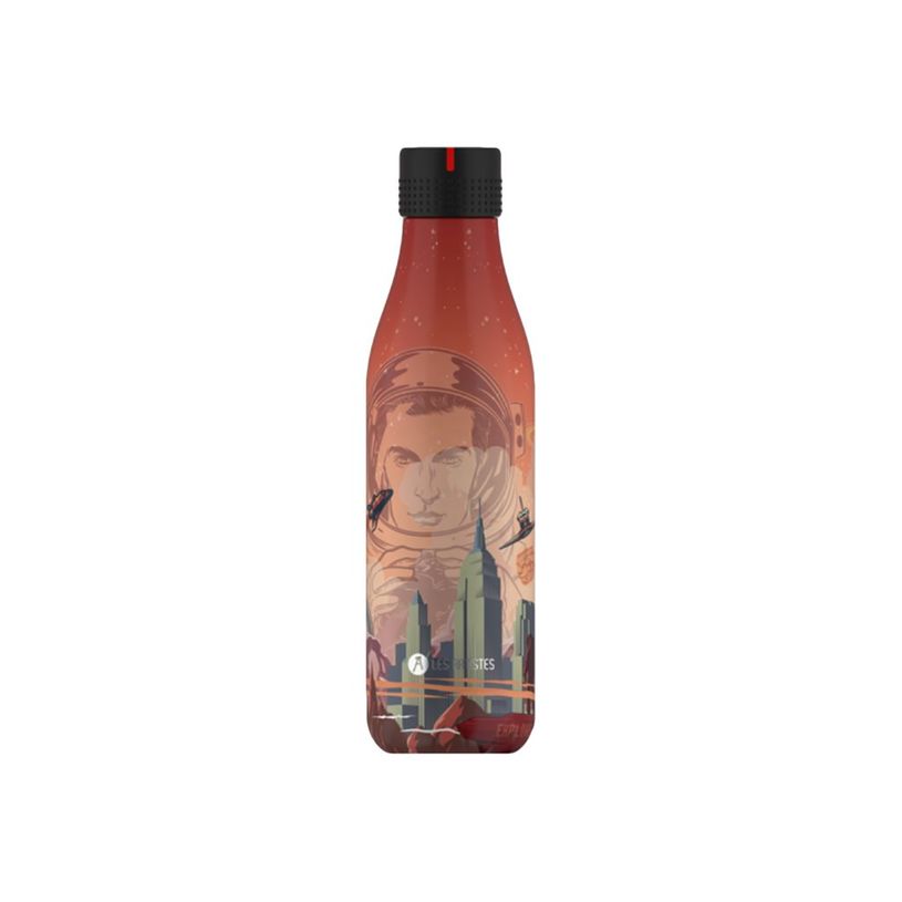 3614300042911-Les Artistes Paris - Gourde Bouteille isotherme 500 ml - Cosmic - acier inoxydable-P_405133570_1-0