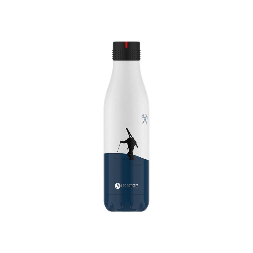 3614300042737-Les Artistes Paris - Gourde Bouteille isotherme 750 ml - Snow - acier inoxydable-P_405133598_1-0