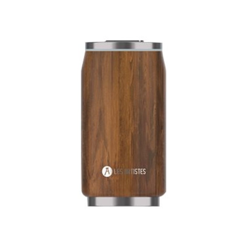 3614300018794-Les Artistes Paris - Canette isotherme - bois - 280 ml - acier inoxydable-P_405133611_1-0