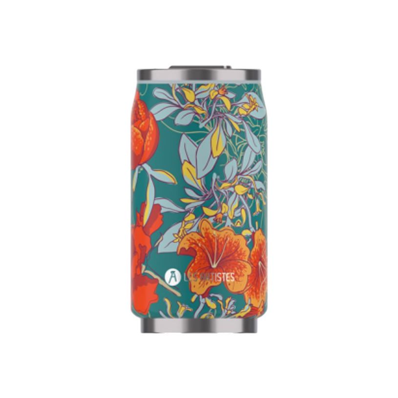 3614300040429-Les Artistes Paris - Canette isotherme - Pivoines - 280 ml - acier inoxydable-P_405133623_1-0
