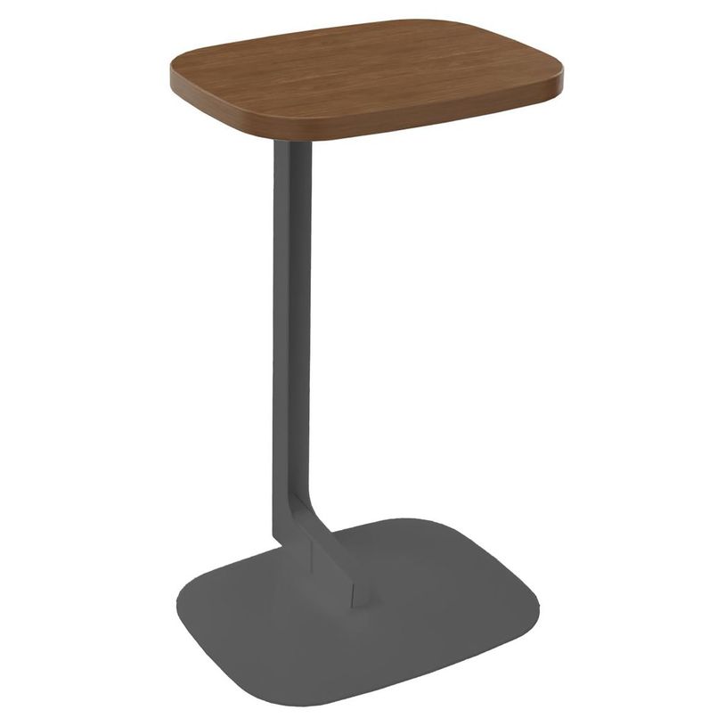 3253310179745-Gueridon ILO - L40xP30xH66cm - pieds carbone - finition noyer-P_405134650_1-0
