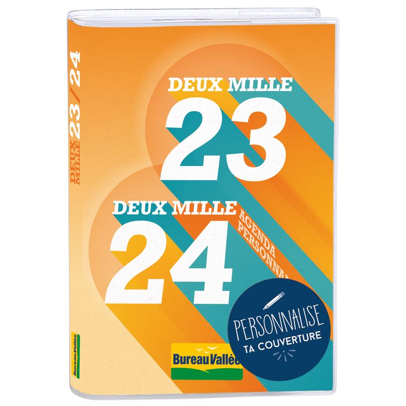 3664447152196-Agenda personnalisable Exclusivité Bureau Vallée - 1 jour par page - 12 x 17 cm-P_405134893_1-0