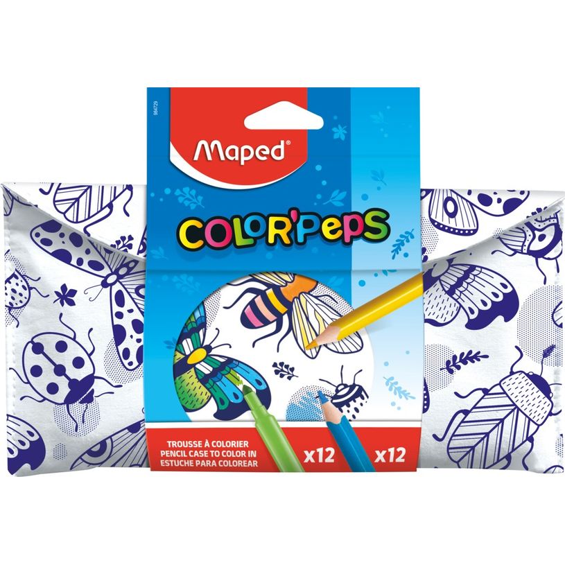 3154149847297-Maped Color'Peps - Trousse garnie à colorier - comprend 12 feutres et 12 crayons de coule-P_405137051_1-0