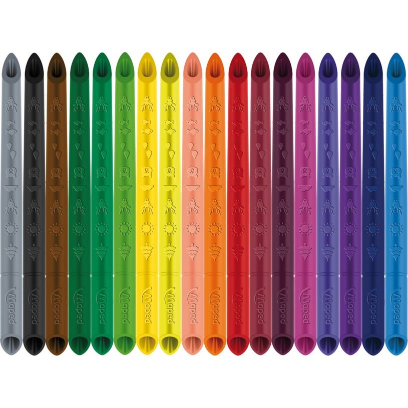 3154148616030-Maped Color'Peps - 18 crayons de couleur Infinity - pochette carton-P_405137053_2-1