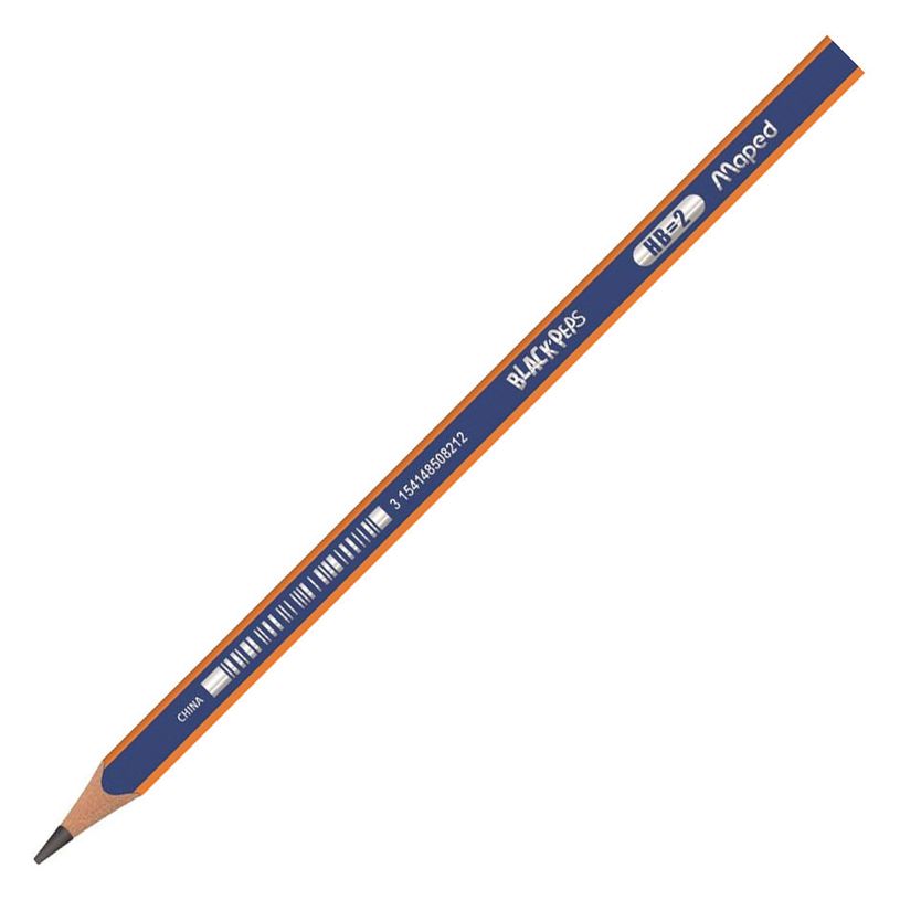 3154148508212-Maped Black'Peps Navy Green - Crayon à papier - HB-P_405137087_1-0