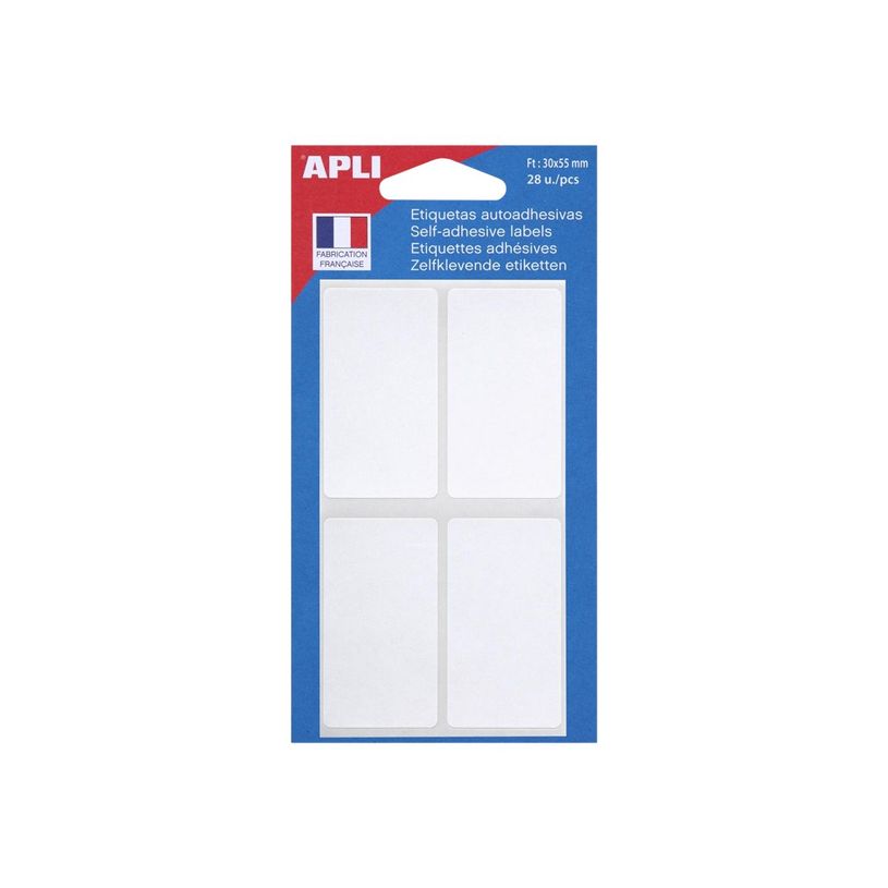3270241119251-Apli Agipa - 28 Étiquettes blanches multi-usages - 30 x 55 mm - coins arrondis - réf 111-P_405137314_1-0