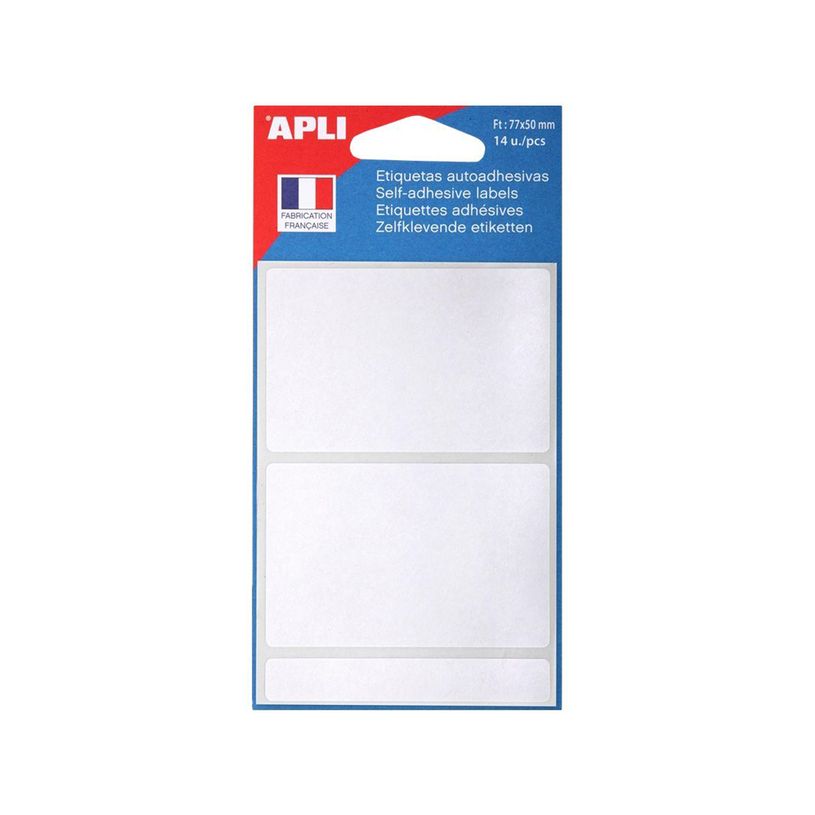 3270241119572-Apli Agipa - 14 étiquettes blanches adhésives - 77 x 50 mm - réf 111957-P_405137320_3-0