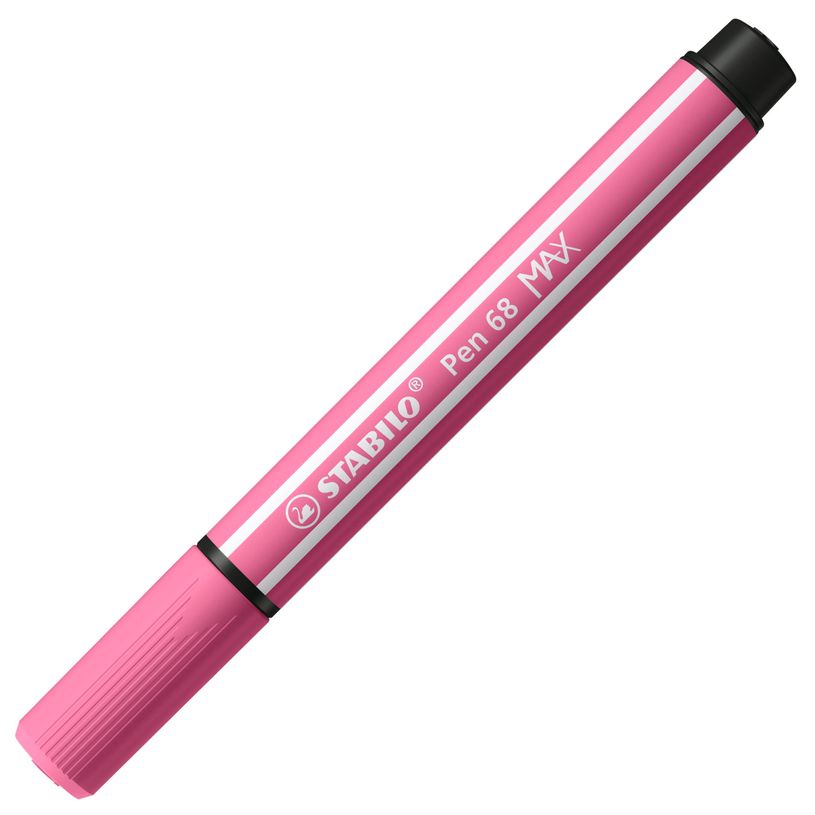 4006381569439-STABILO - Feutre de dessin pointe large biseautée - rose framboise-P_405137349_1-0