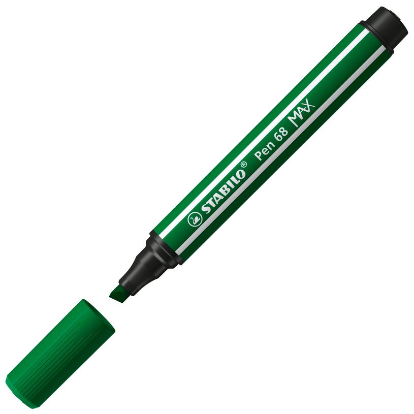 4006381569651-STABILO - Feutre de dessin pointe large biseautée - vert-P_405137356_2-1