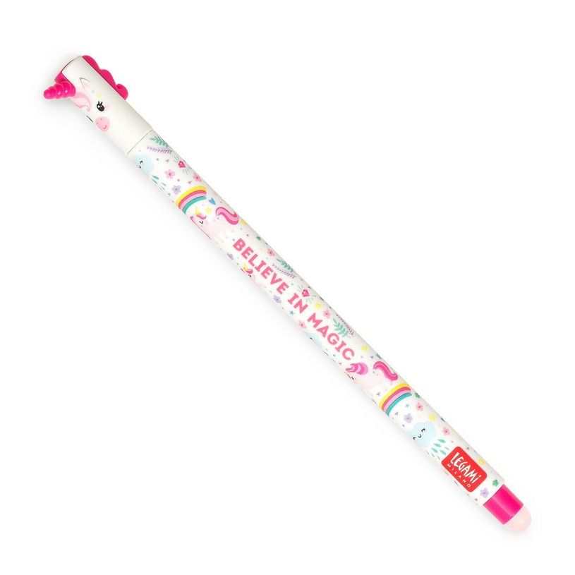 8054117629892-Legami - Stylo à encre gel effaçable - 0,7 mm - Licorne-P_405137728_1-0