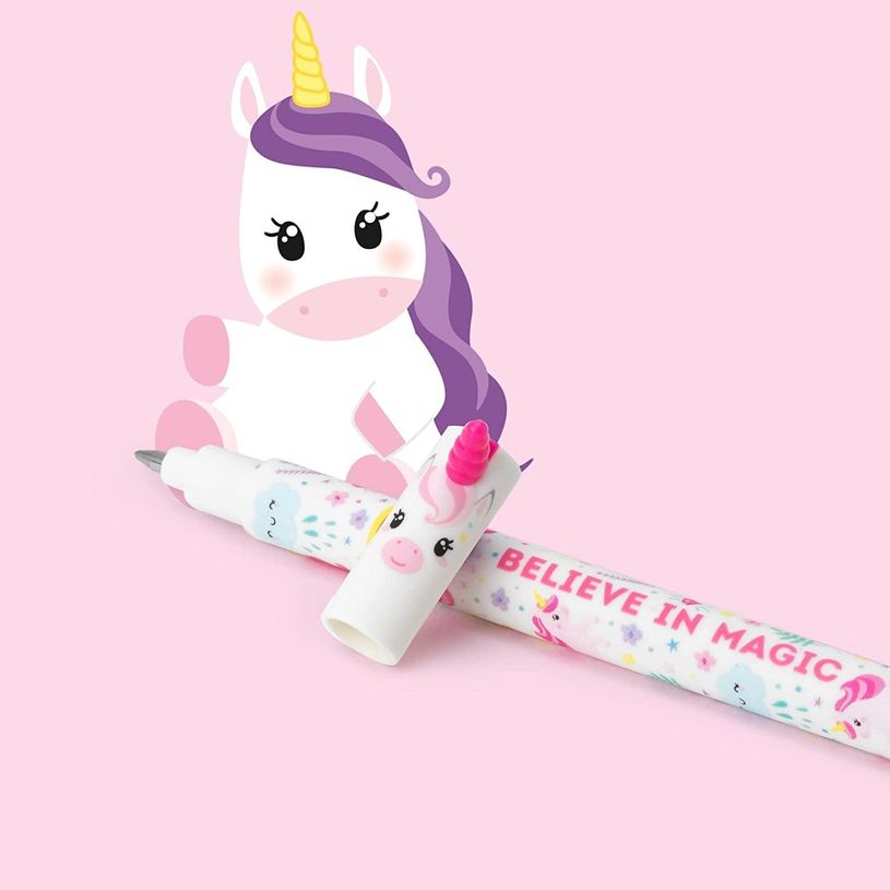 8054117629892-Legami - Stylo à encre gel effaçable - 0,7 mm - Licorne-P_405137728_3-2