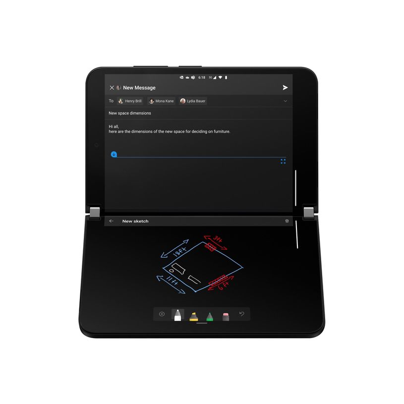 0889842773682-Microsoft Surface Duo 2 - Smartphone - 5G - 128 Go - noir-P_405138352_2-6