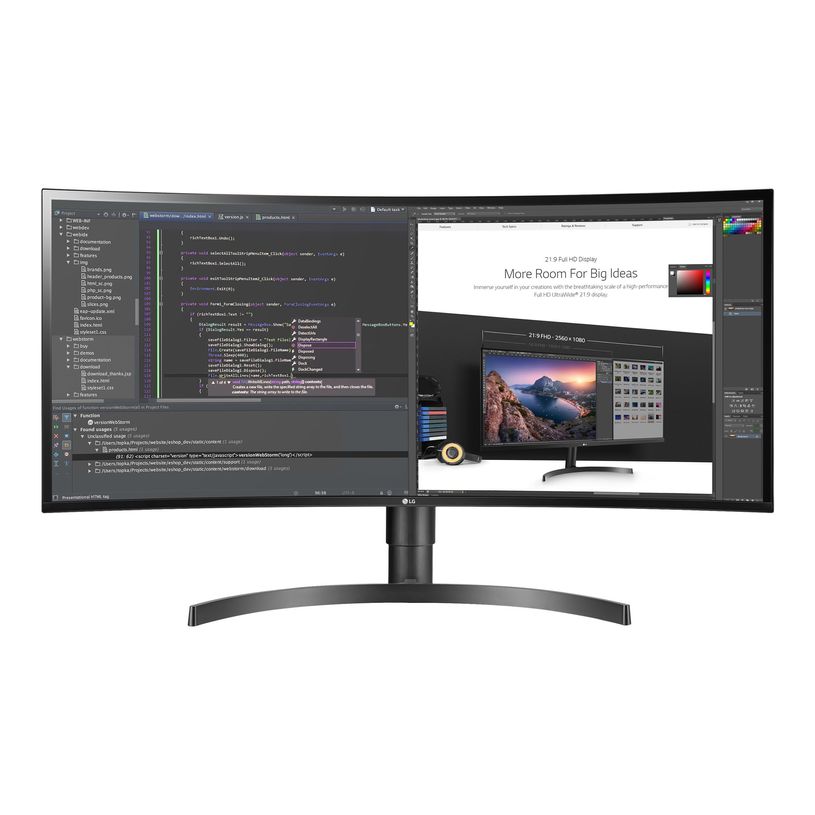 8806098567836-LG 34WN80C-B - écran LED 34" - incurvé - HDR-P_405138955_2-1