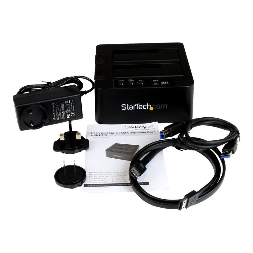 0404051396882-StarTech.com - Dual Bay Hard Drive Duplicator, Standalone USB 3.0 (5 Gbps) eSATA to 2.53.5 SATA III HDDSSD ClonerCopier - contrôleur de s-P_405139688_6-4