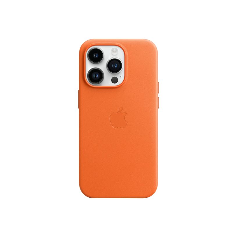 0194253345664-Apple - coque de protection en cuir avec MagSafe pour iPhone 14 Pro - orange-P_405140133_1-0