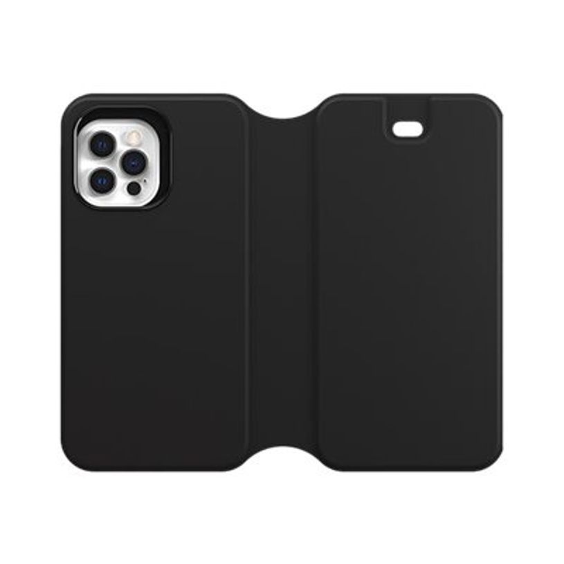 0840104216002-OtterBox Strada Series Via - étui à rabat pour iPhone 12, 12 Pro - noir-P_405140643_6-4