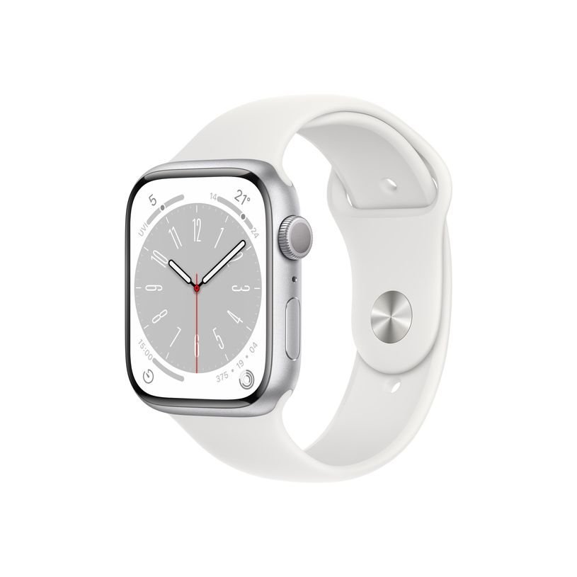 194253250692-Apple Watch Series 8 (GPS) - Montre connectée 45mm - blanc - 32 Go-P_405142771_1-0