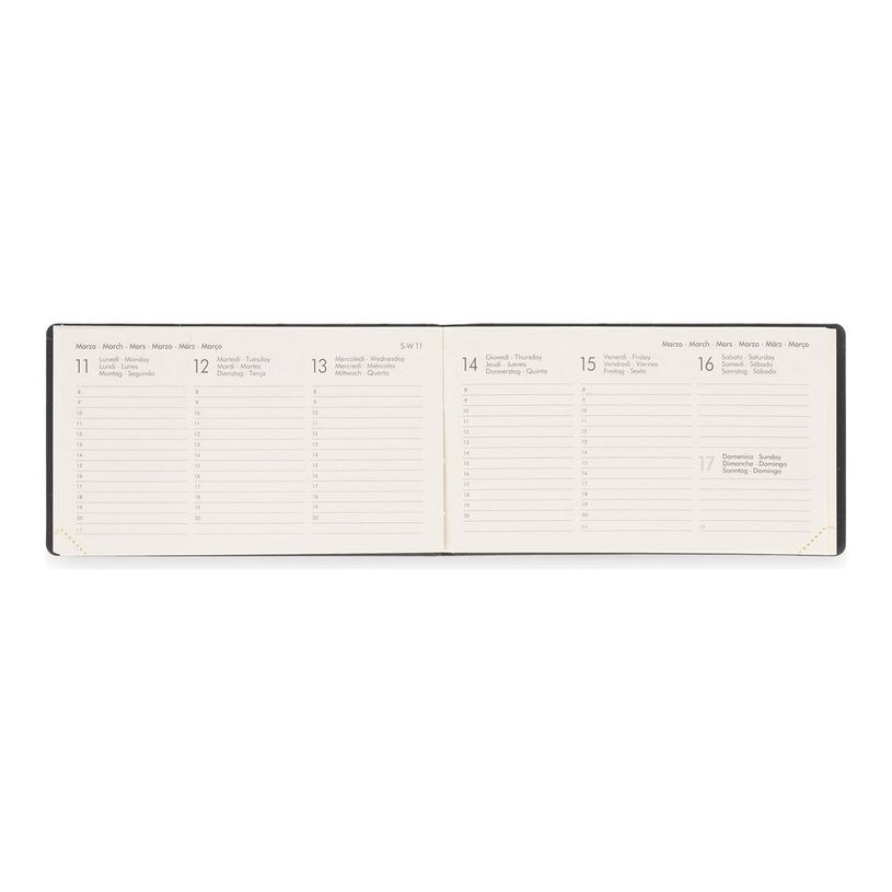 8053610789058-Agenda semainier - 1 semaine sur 2 pages - 14 x 8 cm - bleu cristal - Legami Colours Colle-P_405142932_2-3