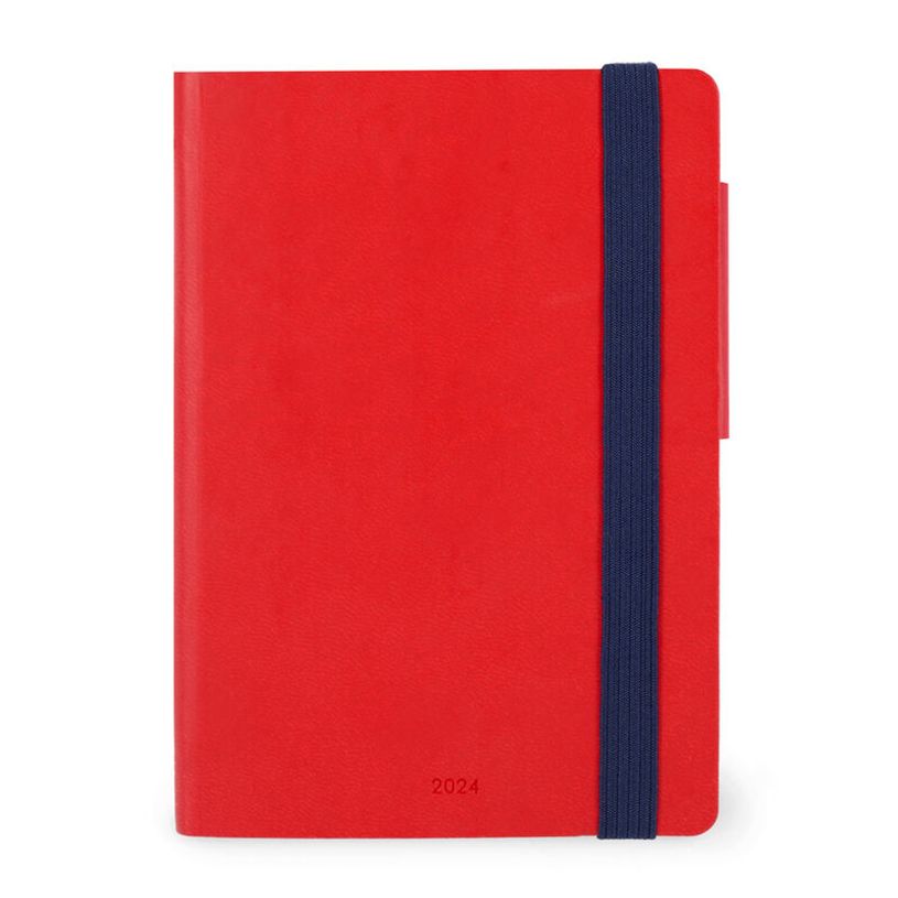 8053610789591-Agenda semainier - 1 semaine par page + 1 page de notes - 12 x 18 cm - rouge passion - Leg-P_405142968_1-0