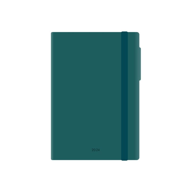 8053610789621-Agenda 1 semaine sur 2 pages - 15 x 18 cm - bleu pétrole - Legami Colours Collection-P_405142971_1-0