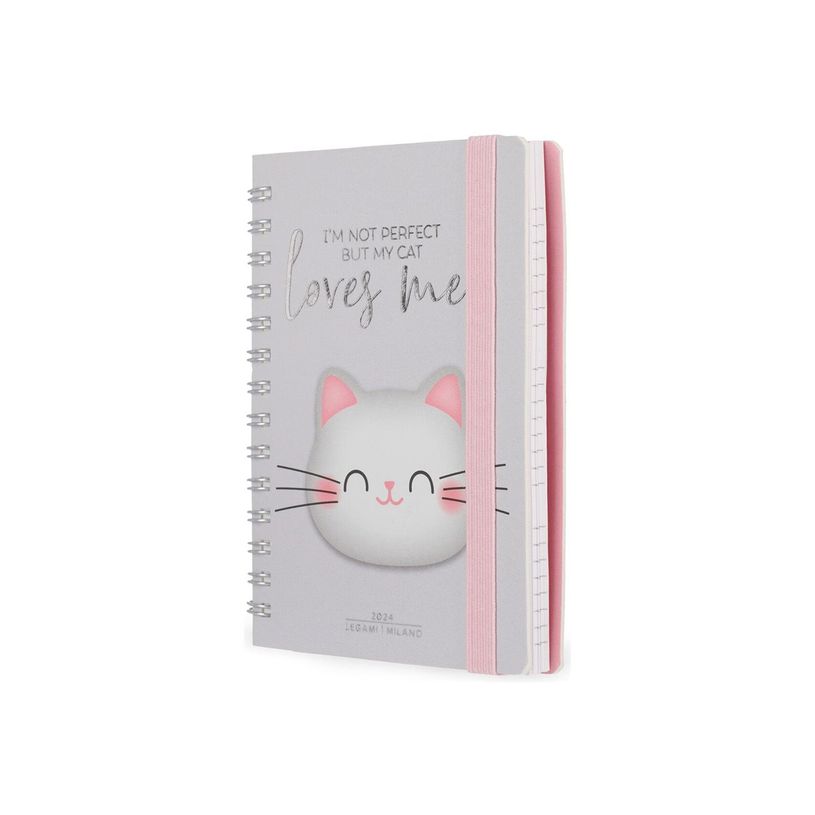 8051128757811-Agenda à spirale 1 semaine sur 2 pages - 8,5 x 13 cm - chaton - Legami-P_405143001_5-1