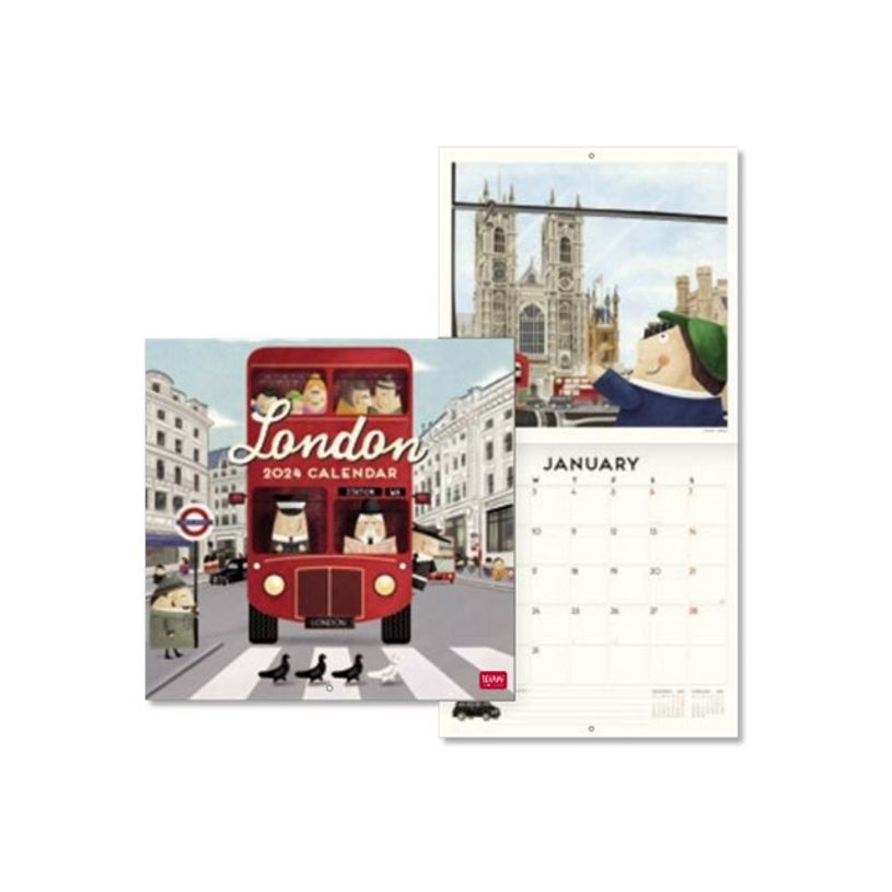 8051128759327-Legami - Calendrier mensuel 2024 - 30 x 29 cm - Londres-P_405143085_1-0