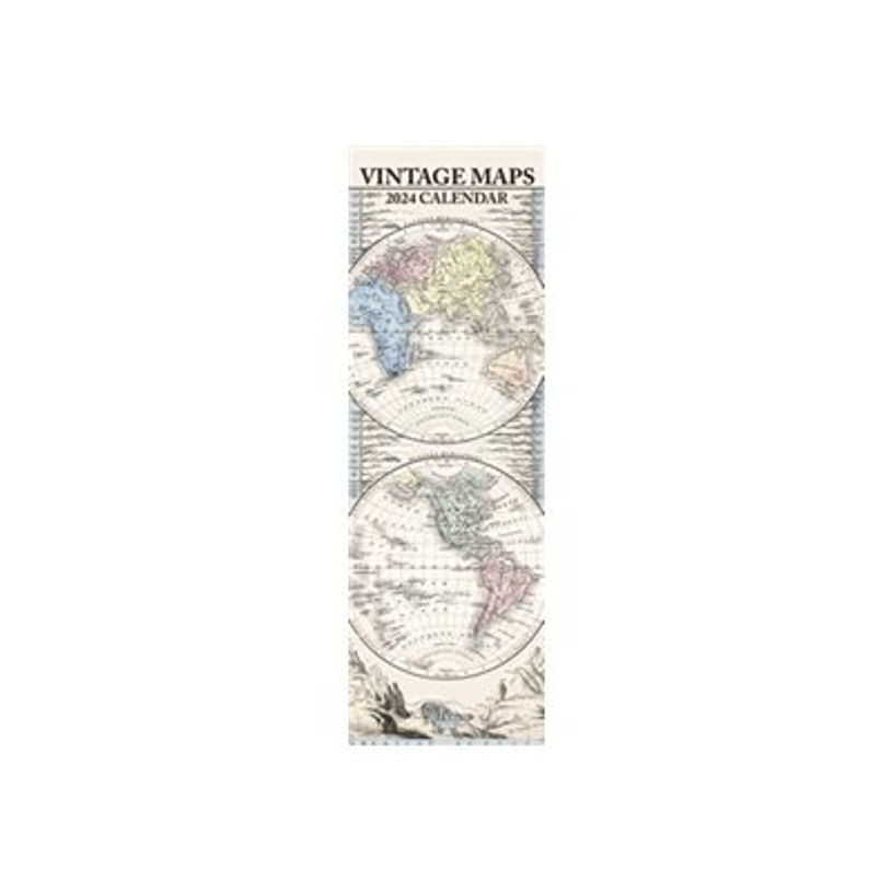 8051128759730-Legami - Calendrier mensuel 2024 - 16 x 49 cm - cartes anciennes-P_405143126_2-0