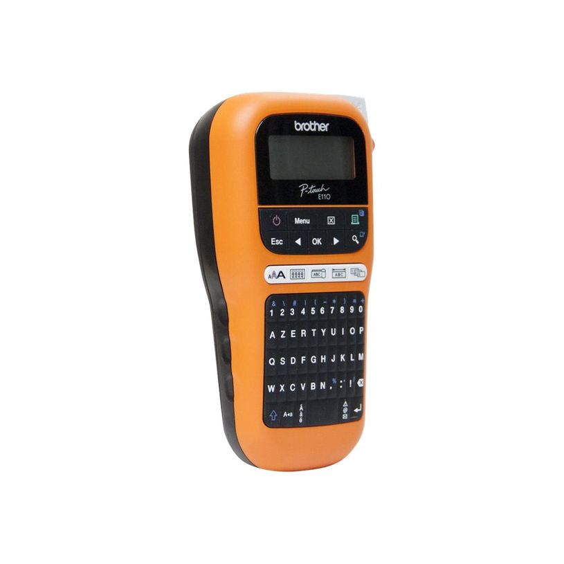 4977766774833-Brother P-Touch PT-E110 -  imprimante d'étiquettes monochrome - impression par transfert -P_405143390_3-2