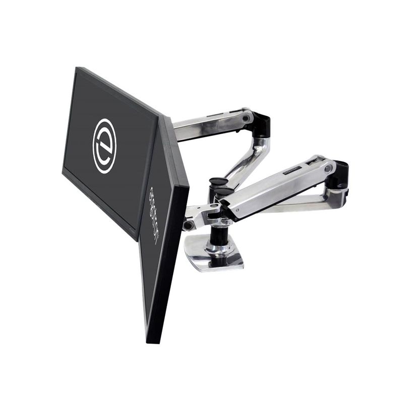 0698833012033-Ergotron LX Dual Side-by-Side Arm - kit de montage - Technologie brevetée Constant Force - pour -P_405143783_2-1
